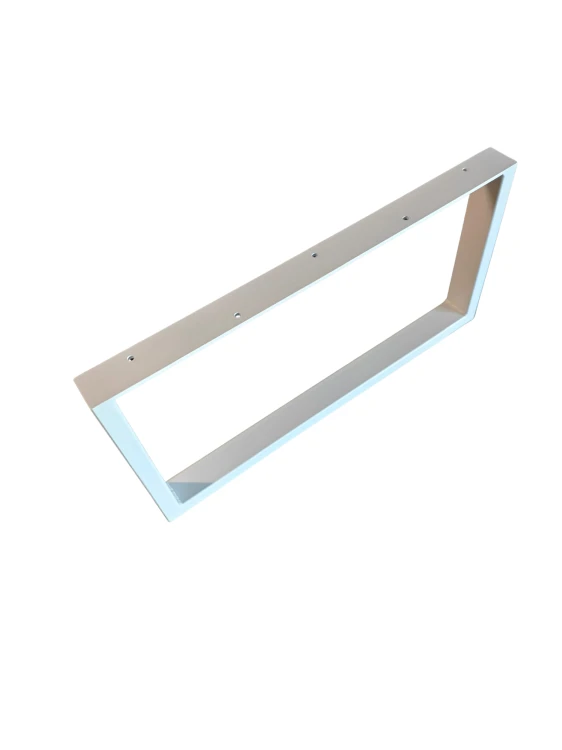 Nogi metalowe z płaskownikiem kolor biały profil 4/2 I nogi-metalowe.pl