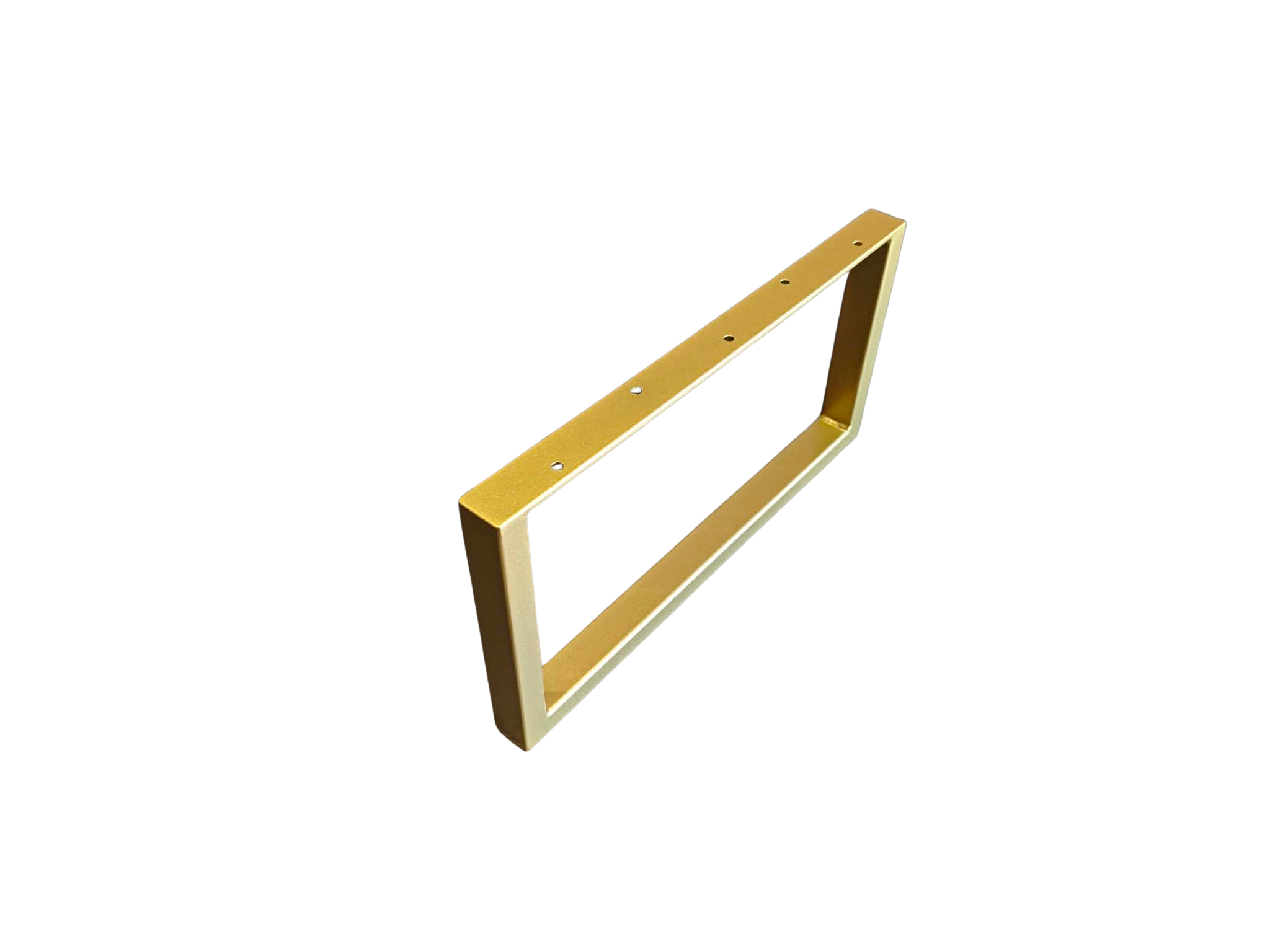 Noga metalowa złota z płaskownikiem I Nogi-metalowe.pl.png