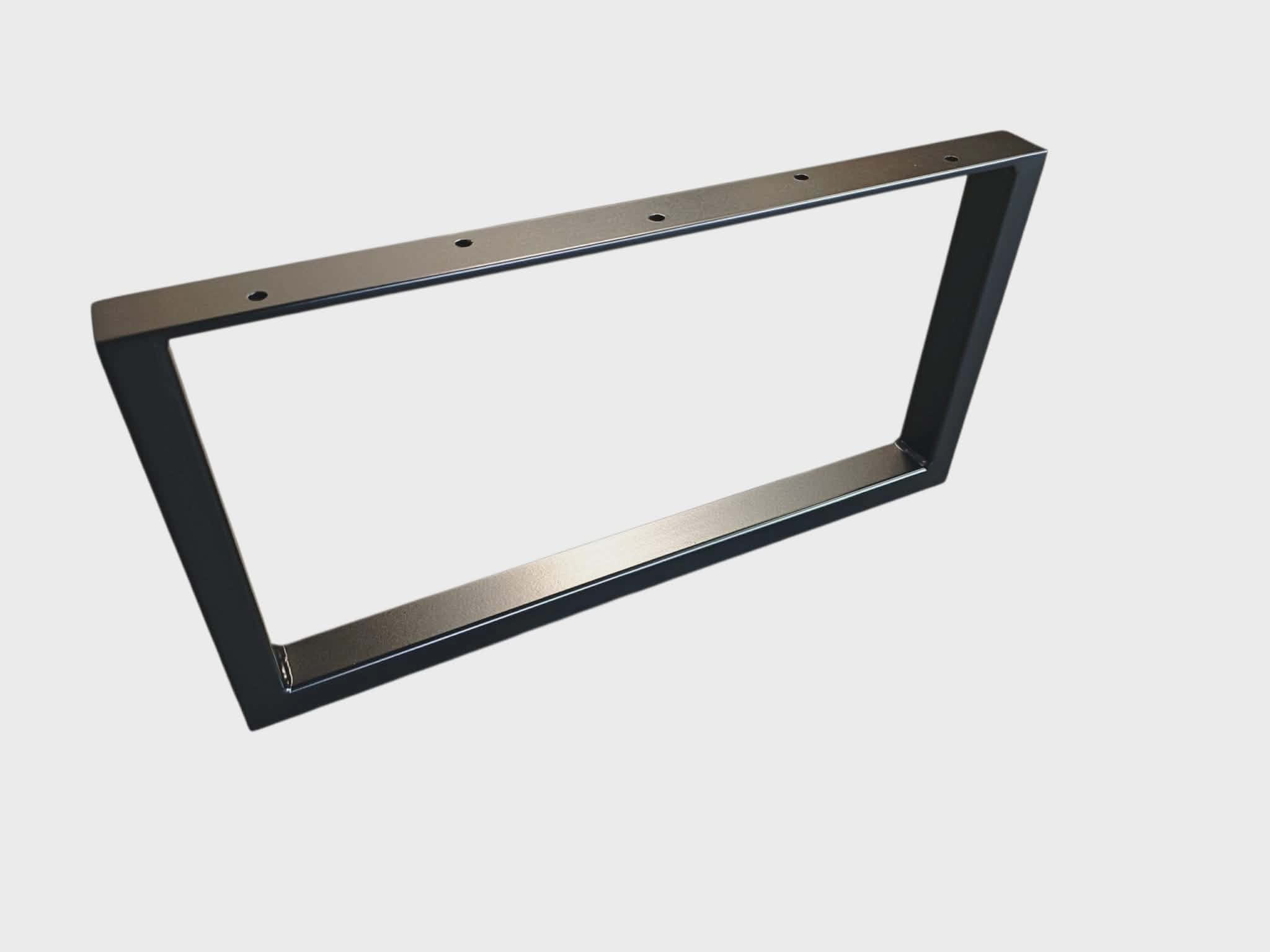 Nogi metalowe czarne z płaskownikiem profil 3/2I nogi-metalowe.pl