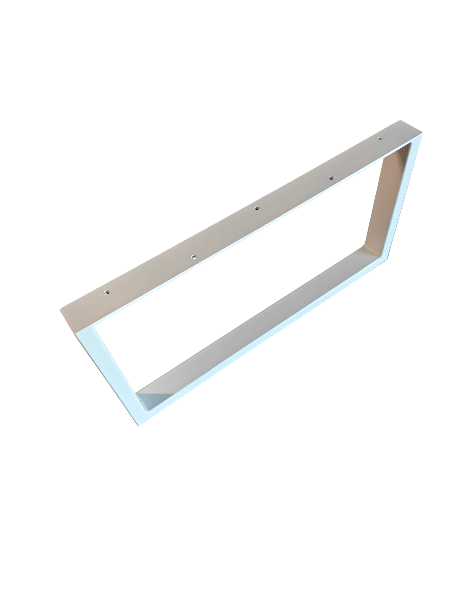 Nogi metalowe z płaskownikiem kolor biały profil 4/2 I nogi-metalowe.pl